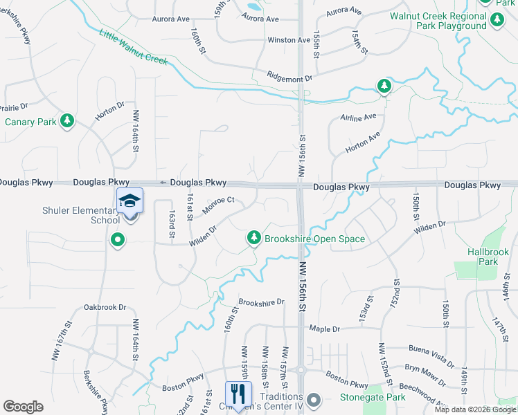 map of restaurants, bars, coffee shops, grocery stores, and more near 15619 Wilden Drive in Urbandale