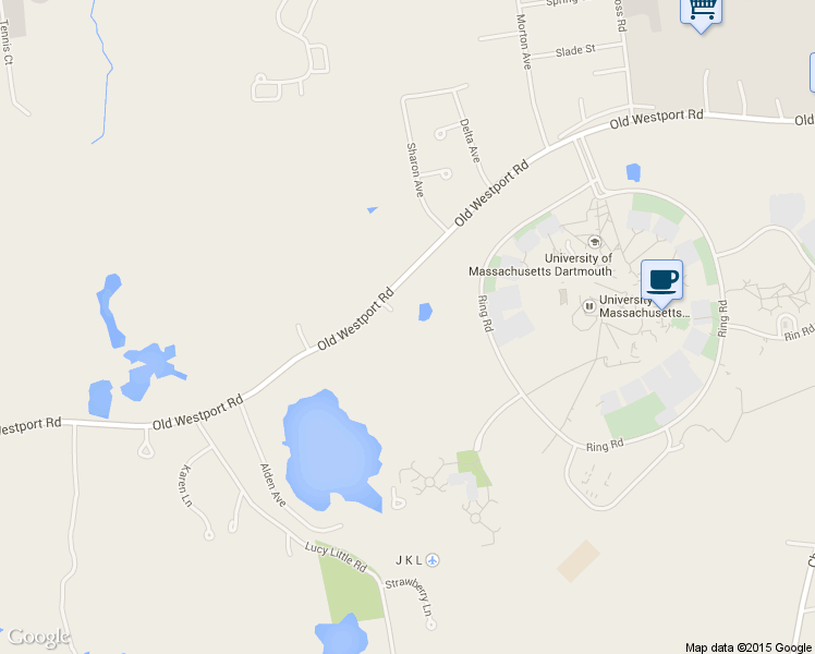 map of restaurants, bars, coffee shops, grocery stores, and more near 397 Old Westport Road in Dartmouth