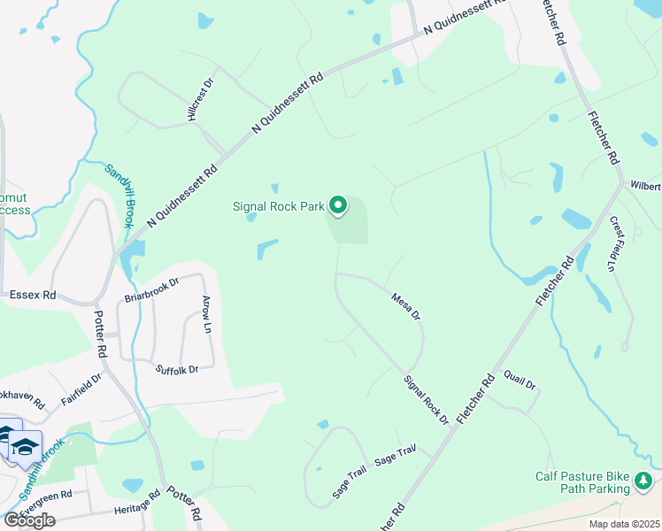 map of restaurants, bars, coffee shops, grocery stores, and more near 256 Signal Rock Road in North Kingstown