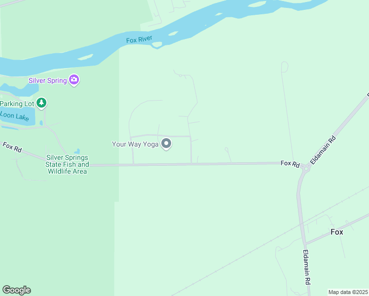 map of restaurants, bars, coffee shops, grocery stores, and more near 6185 Red Gate Lane in Yorkville