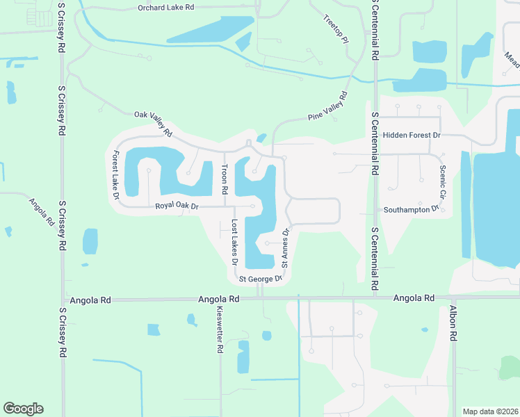map of restaurants, bars, coffee shops, grocery stores, and more near 8706 Royal Oak Dr in Holland