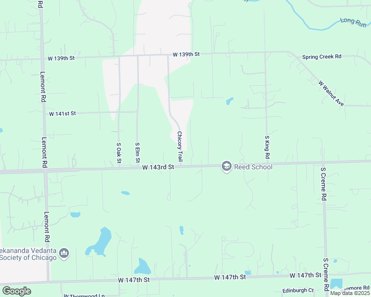 map of restaurants, bars, coffee shops, grocery stores, and more near 14149 Chicory Trail in Lockport
