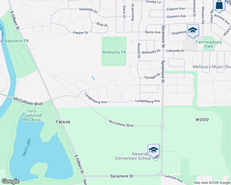map of restaurants, bars, coffee shops, grocery stores, and more near 2907 Keel Boat Loop in Iowa City