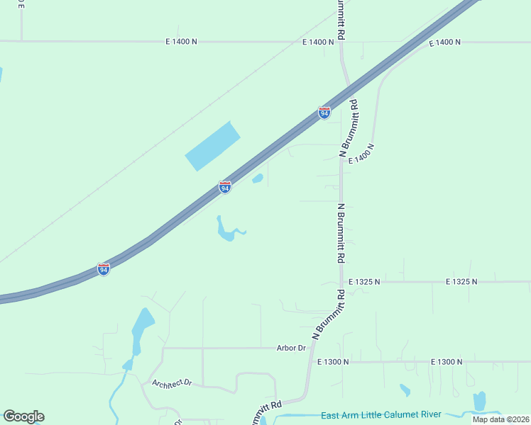 map of restaurants, bars, coffee shops, grocery stores, and more near 498 E CR-1366 North in Chesterton