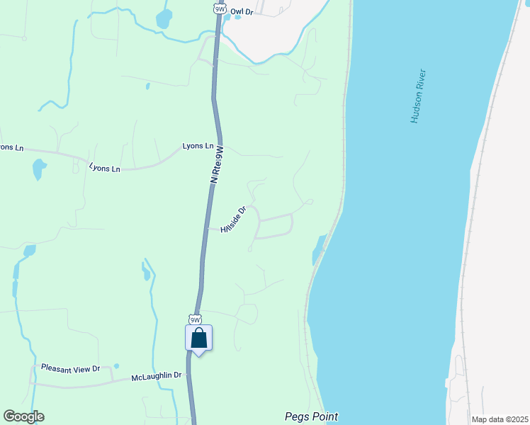 map of restaurants, bars, coffee shops, grocery stores, and more near 88 Hillside Drive in Marlboro