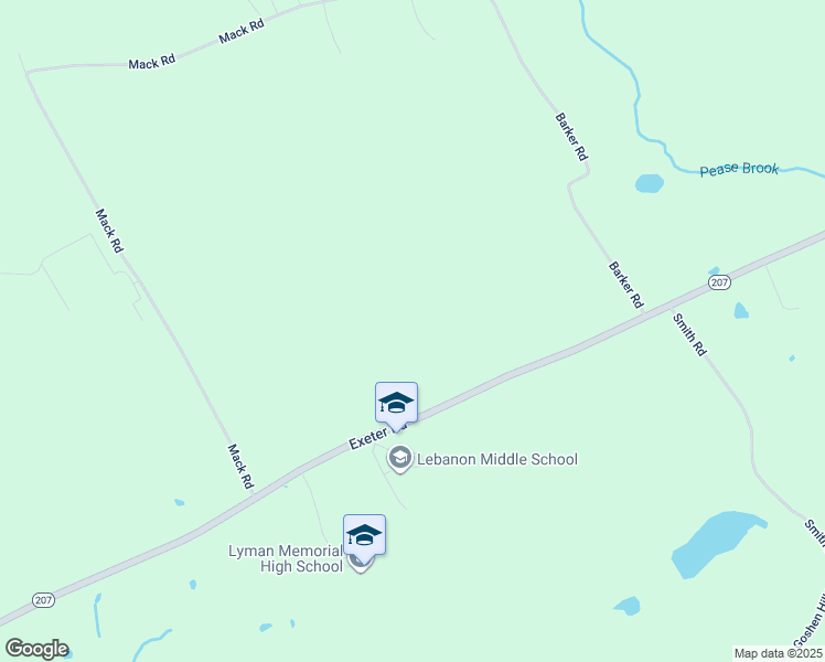 map of restaurants, bars, coffee shops, grocery stores, and more near 844 Exeter Road in Lebanon