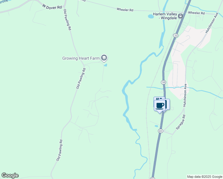 map of restaurants, bars, coffee shops, grocery stores, and more near 54 Gobblers Knob Road in Pawling
