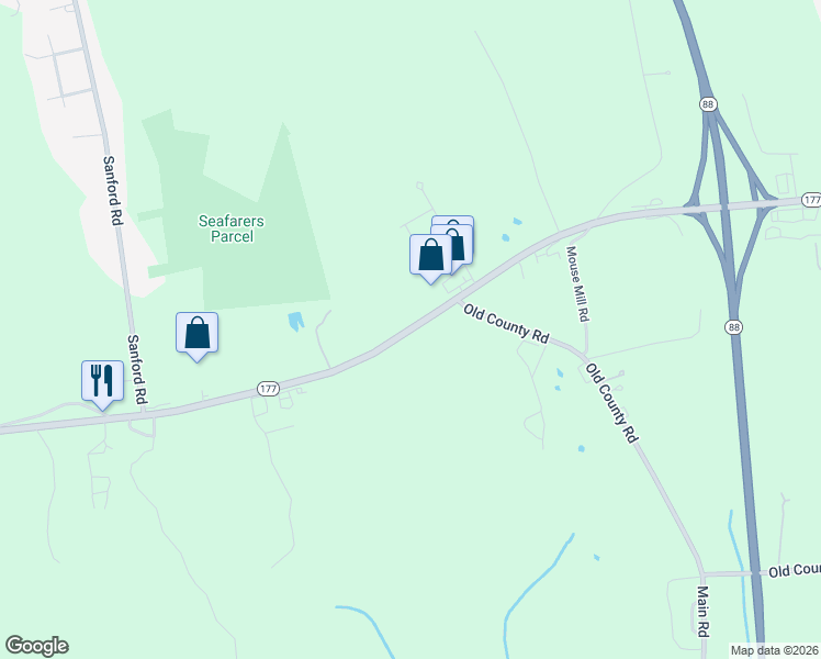 map of restaurants, bars, coffee shops, grocery stores, and more near American Legion Highway in Westport