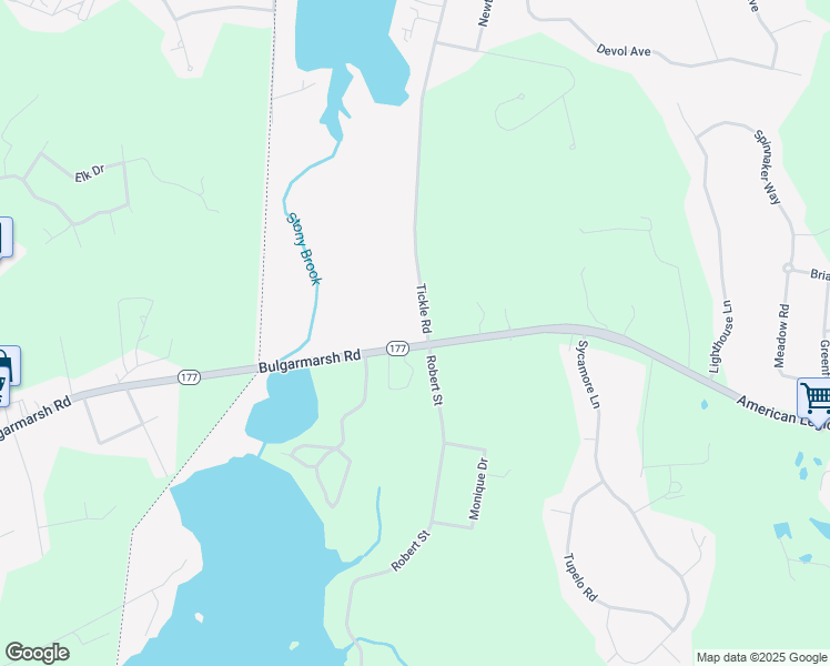 map of restaurants, bars, coffee shops, grocery stores, and more near 66 American Legion Highway in Westport