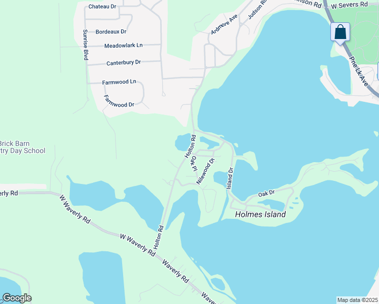 map of restaurants, bars, coffee shops, grocery stores, and more near 417 Holton Rd in La Porte