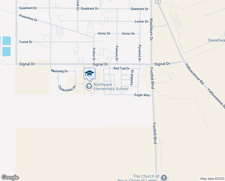 map of restaurants, bars, coffee shops, grocery stores, and more near 3628 Blue Heron Street in Rock Springs