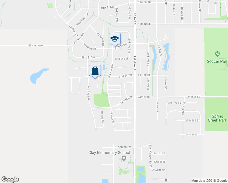 map of restaurants, bars, coffee shops, grocery stores, and more near 2285 3rd Avenue Southwest in Altoona