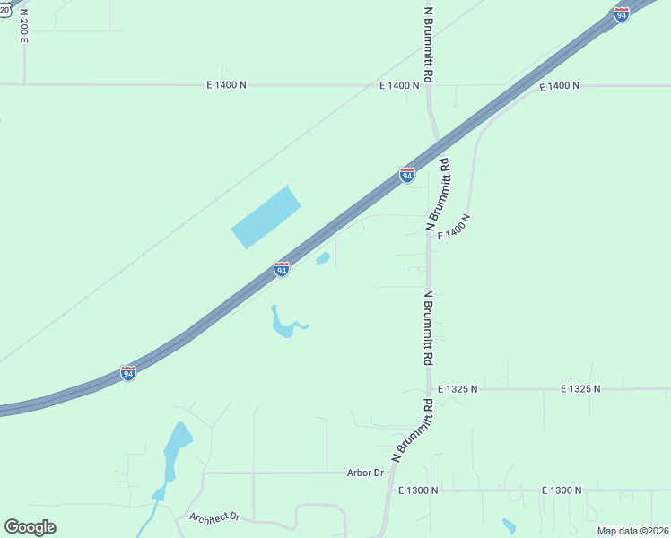 map of restaurants, bars, coffee shops, grocery stores, and more near 498 East CR-1366 North in Chesterton