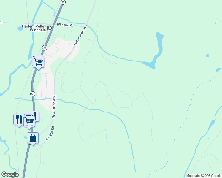 map of restaurants, bars, coffee shops, grocery stores, and more near 149 Johnson Road in Wingdale