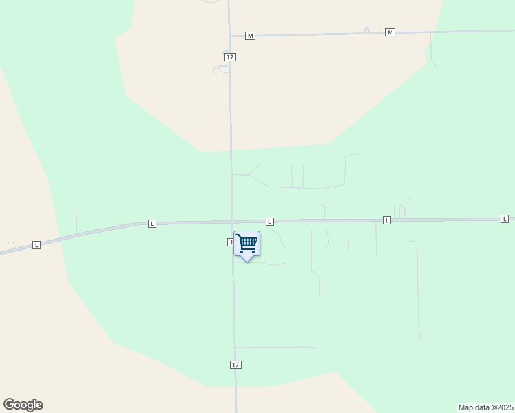 map of restaurants, bars, coffee shops, grocery stores, and more near 11450 County Road 17 in Wauseon