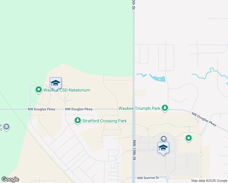 map of restaurants, bars, coffee shops, grocery stores, and more near 1111 Northwest Sproul Drive in Waukee