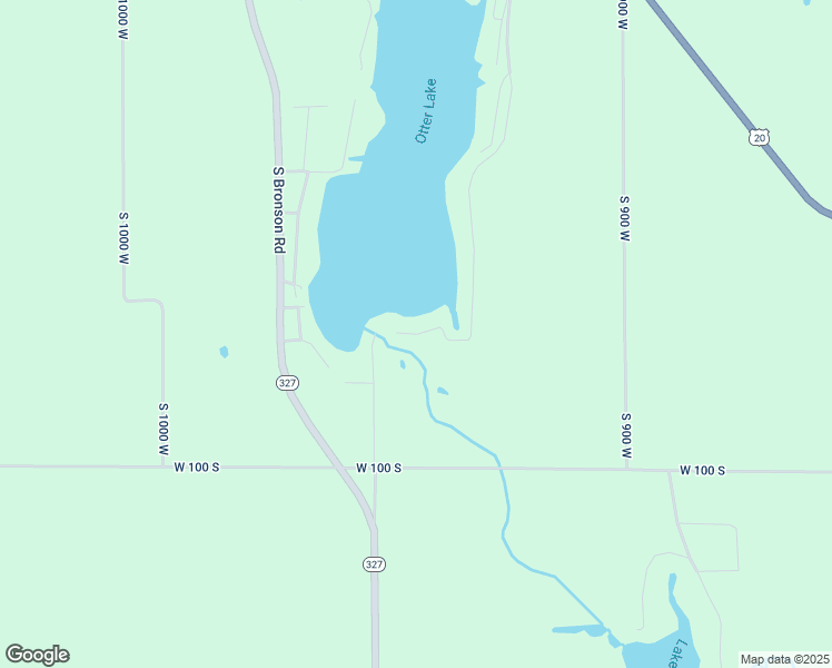 map of restaurants, bars, coffee shops, grocery stores, and more near 1650 Ln 110 West Otter Lake in Angola