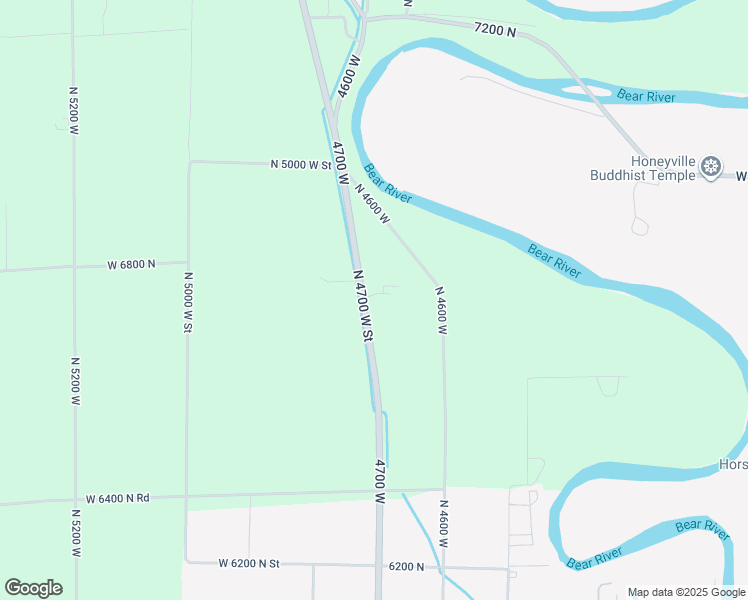 map of restaurants, bars, coffee shops, grocery stores, and more near 6750 Utah 13 in Honeyville