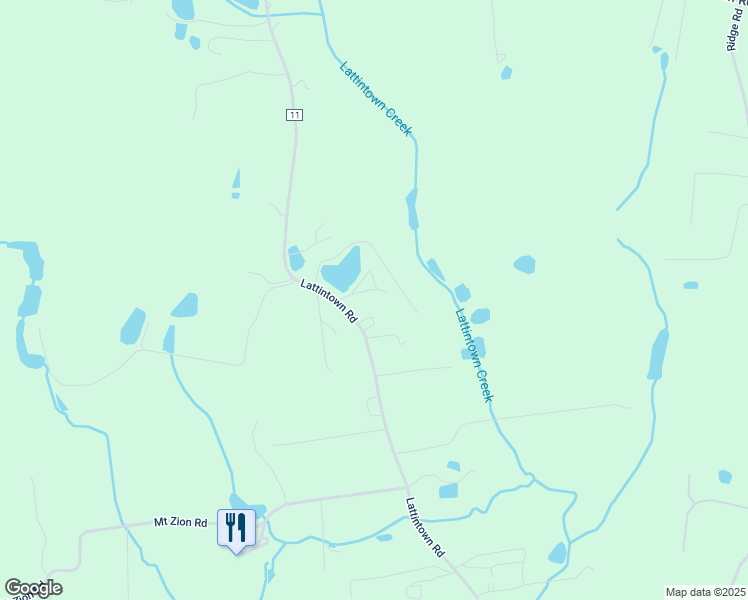 map of restaurants, bars, coffee shops, grocery stores, and more near 572 Lattintown Road in Ulster County