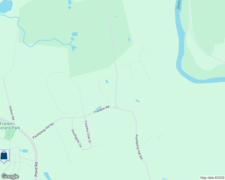 map of restaurants, bars, coffee shops, grocery stores, and more near 108 Pautipaug Hill Road in Sprague