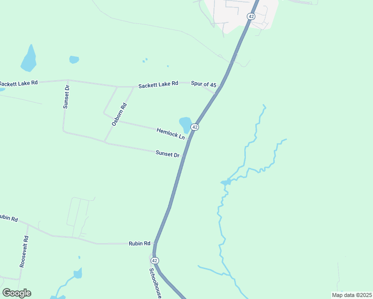 map of restaurants, bars, coffee shops, grocery stores, and more near 3520 New York 42 in Monticello
