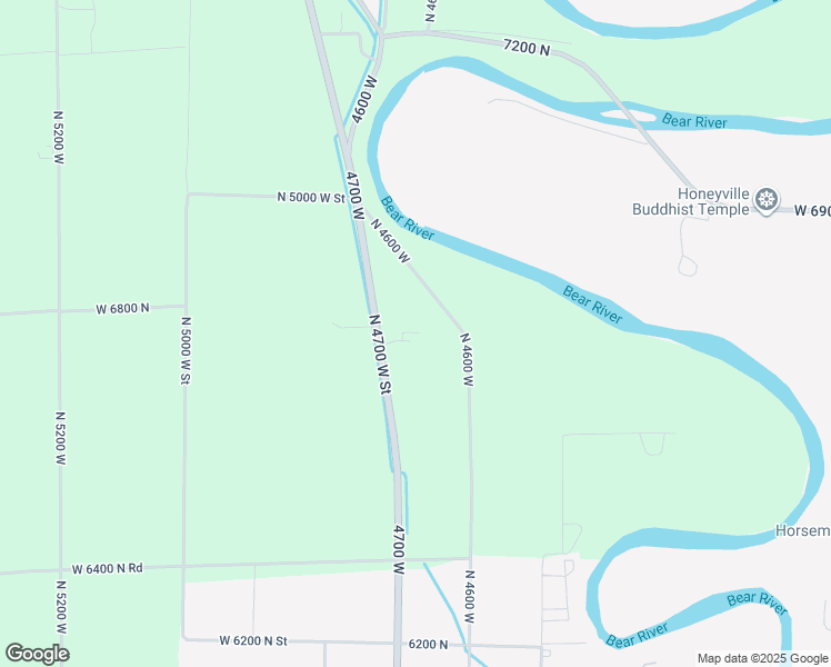 map of restaurants, bars, coffee shops, grocery stores, and more near 6750 Utah 13 in Honeyville