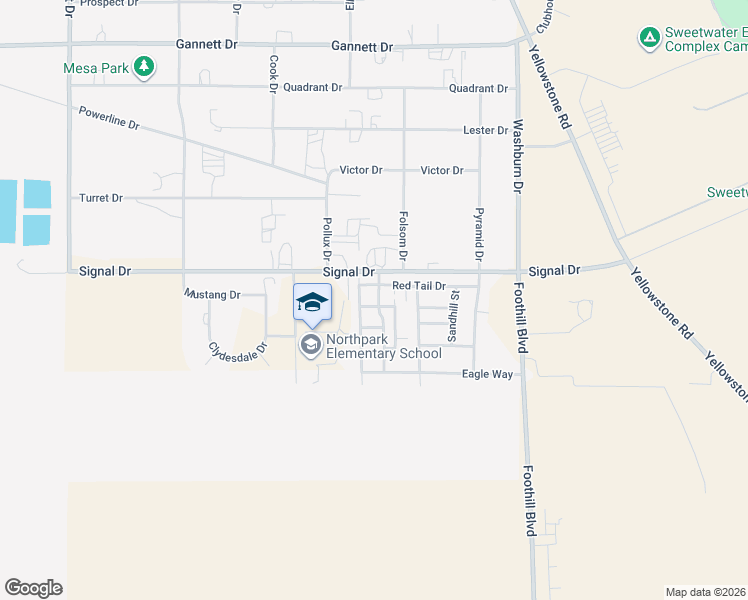 map of restaurants, bars, coffee shops, grocery stores, and more near 1528 Red Tail Drive in Rock Springs