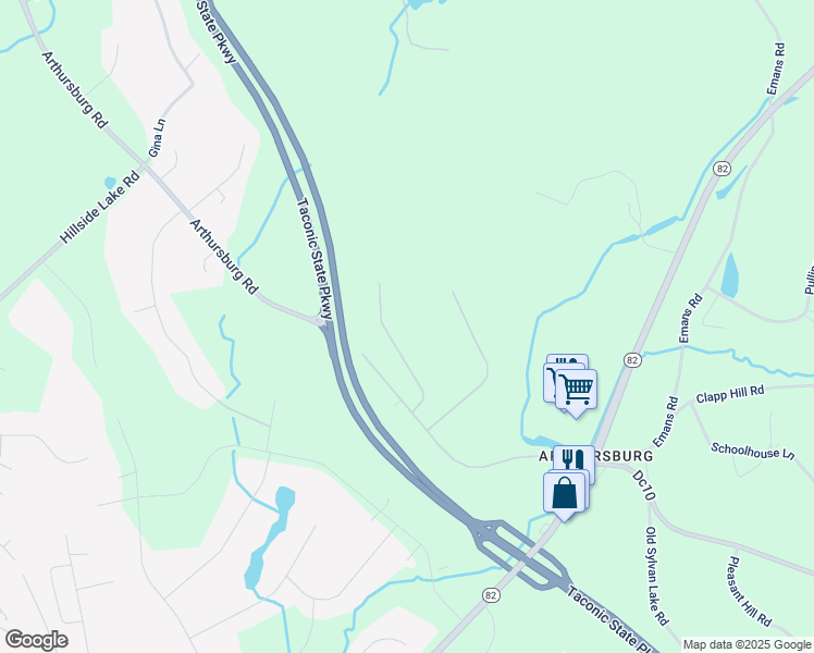 map of restaurants, bars, coffee shops, grocery stores, and more near 14 Nancy Drive in Lagrangeville