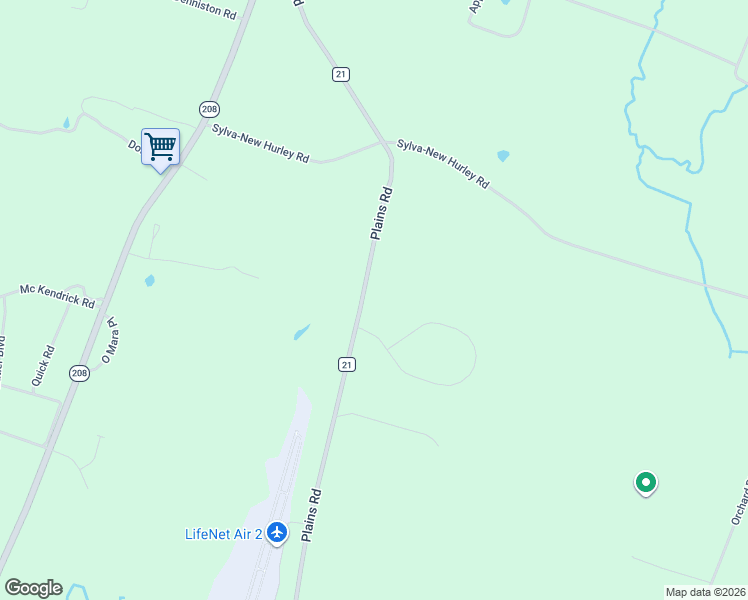 map of restaurants, bars, coffee shops, grocery stores, and more near 1016-1024 Plains Rd in Wallkill