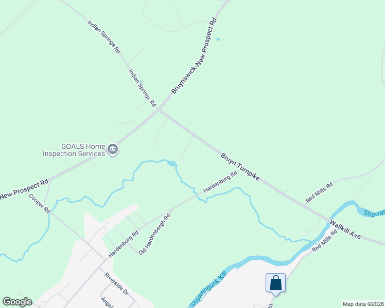 map of restaurants, bars, coffee shops, grocery stores, and more near 1149 Bruyn Turnpike in Pine Bush