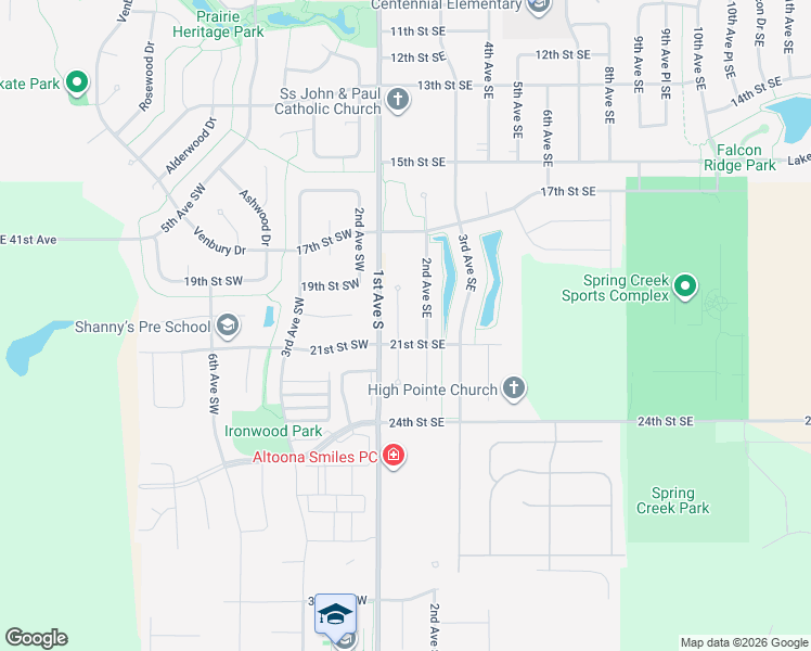 map of restaurants, bars, coffee shops, grocery stores, and more near 2005 Country Cove Lane in Altoona