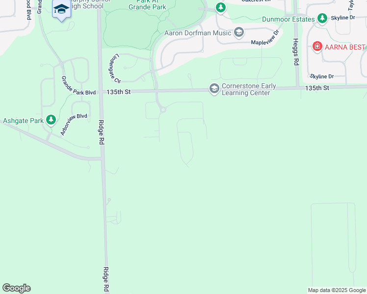 map of restaurants, bars, coffee shops, grocery stores, and more near 13703 Palmetto Drive in Plainfield