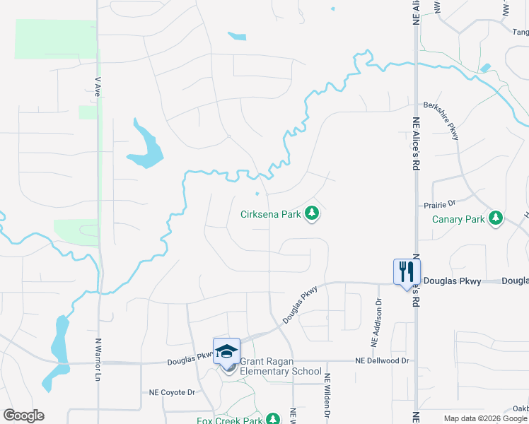 map of restaurants, bars, coffee shops, grocery stores, and more near 3652 Westgate Parkway in Waukee