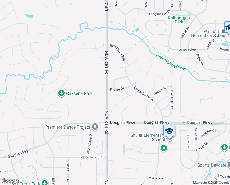 map of restaurants, bars, coffee shops, grocery stores, and more near 16908 Prairie Drive in Clive