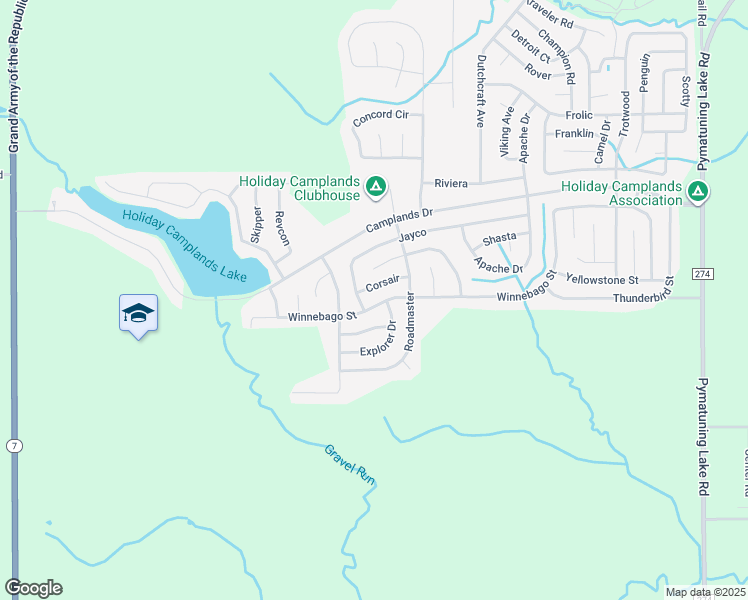 map of restaurants, bars, coffee shops, grocery stores, and more near 965 Winnebago Street in Andover