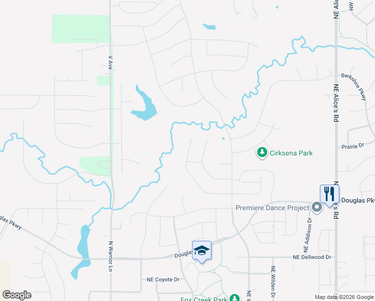 map of restaurants, bars, coffee shops, grocery stores, and more near 3626 Northwest 178th Street in Clive