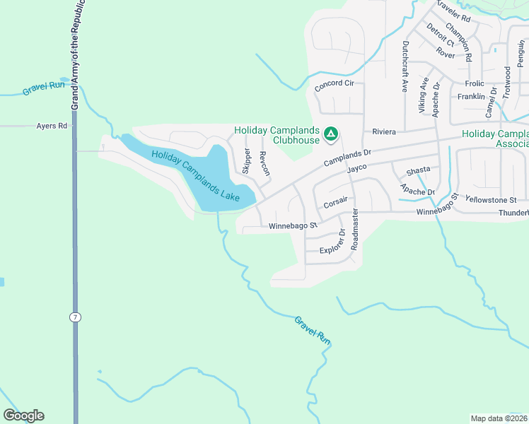map of restaurants, bars, coffee shops, grocery stores, and more near 1651 Winnebago Street in Andover