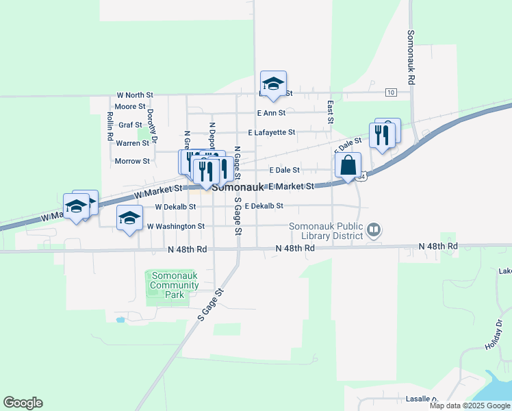 South Sycamore Street, Somonauk IL Walk Score