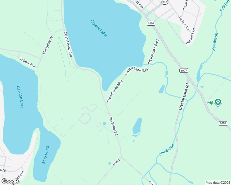 map of restaurants, bars, coffee shops, grocery stores, and more near 345 Crystal Lake Boulevard in Carbondale