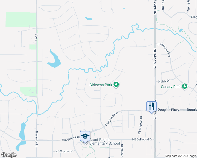 map of restaurants, bars, coffee shops, grocery stores, and more near 3652 Westgate Parkway in Waukee