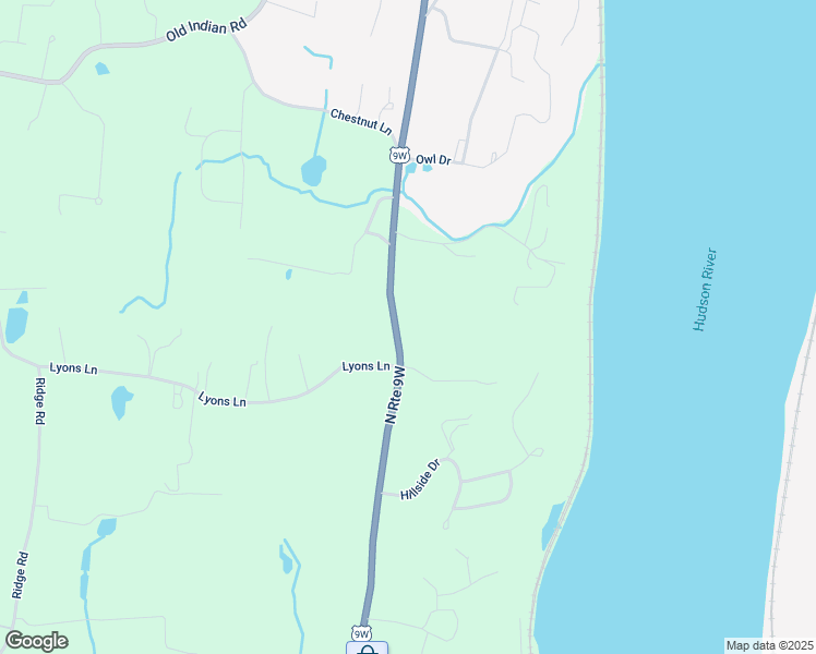 map of restaurants, bars, coffee shops, grocery stores, and more near 1620 Route 9w in Marlboro