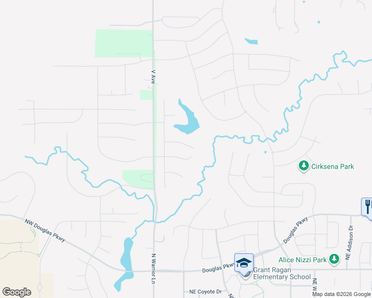 map of restaurants, bars, coffee shops, grocery stores, and more near 3851 North Warrior Lane in Clive
