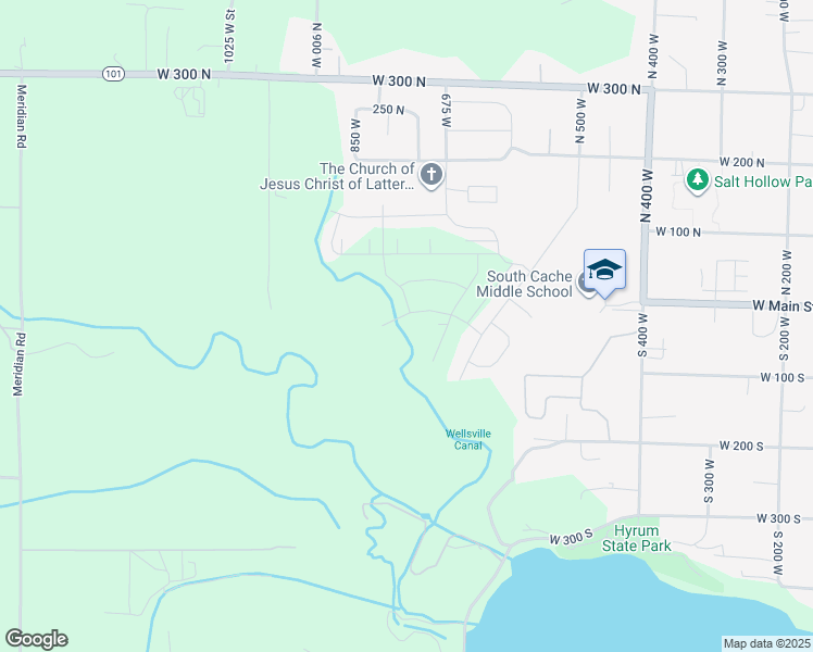map of restaurants, bars, coffee shops, grocery stores, and more near 781 West 85 South in Hyrum