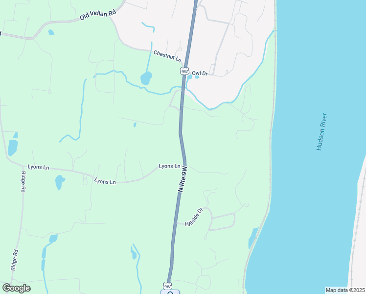 map of restaurants, bars, coffee shops, grocery stores, and more near 1615 Route 9w in Milton