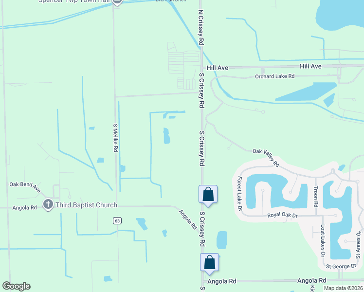 map of restaurants, bars, coffee shops, grocery stores, and more near 144 South Crissey Road in Holland