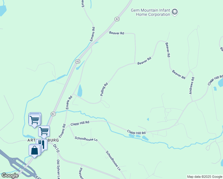 map of restaurants, bars, coffee shops, grocery stores, and more near 28 Pulling Road in Lagrangeville