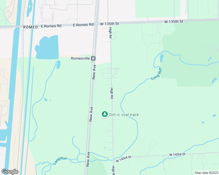 map of restaurants, bars, coffee shops, grocery stores, and more near 13858 High Road in Lockport