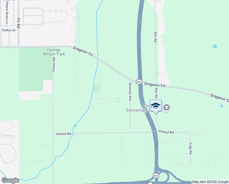 map of restaurants, bars, coffee shops, grocery stores, and more near 59301 Downey Avenue in Mishawaka