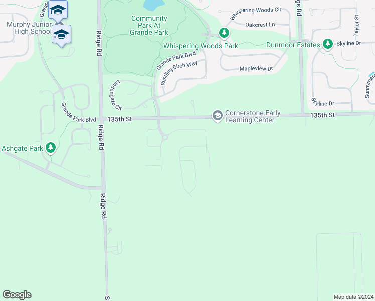 map of restaurants, bars, coffee shops, grocery stores, and more near 13637 Palmetto Drive in Plainfield
