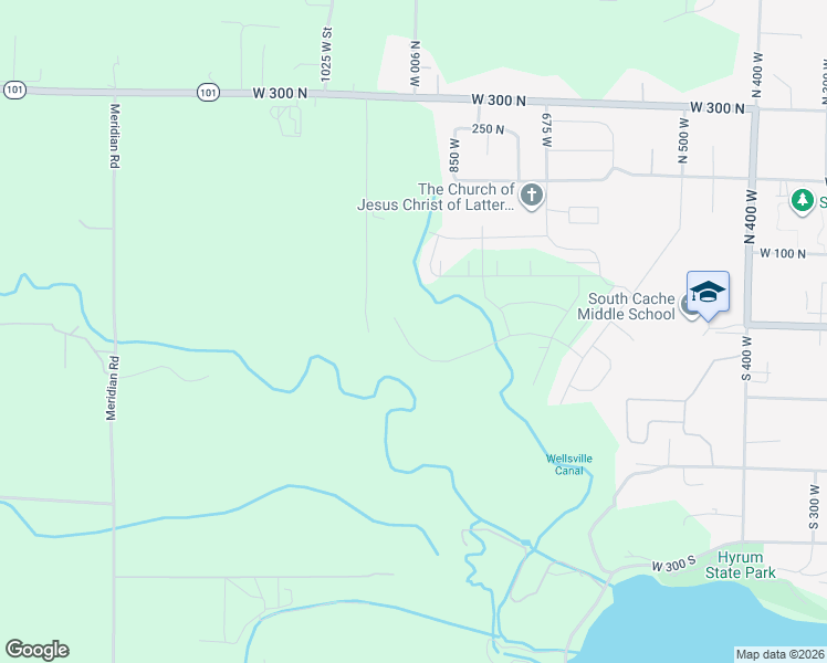 map of restaurants, bars, coffee shops, grocery stores, and more near 918 West 85 South in Hyrum